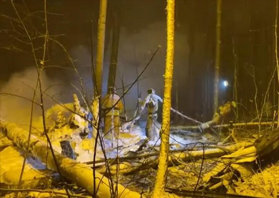 Сегодня под Иркутском упал самолет АН-12, есть жертвы