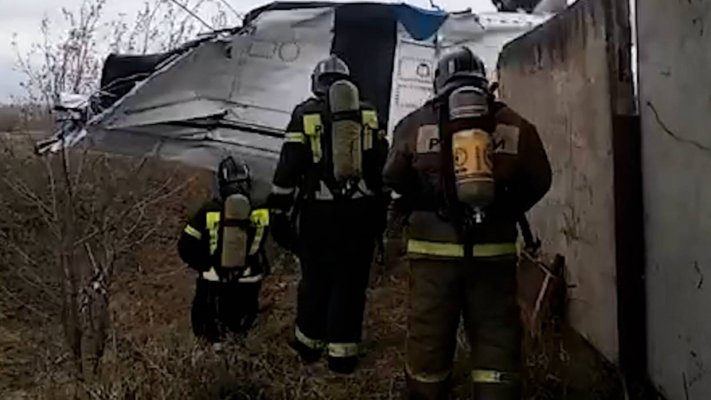 Сегодня под Иркутском упал самолет АН-12, есть жертвы