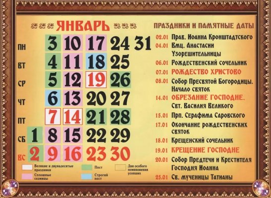 Не только Рождество: какие праздники приходятся на январь 2022 года по церковному календарю