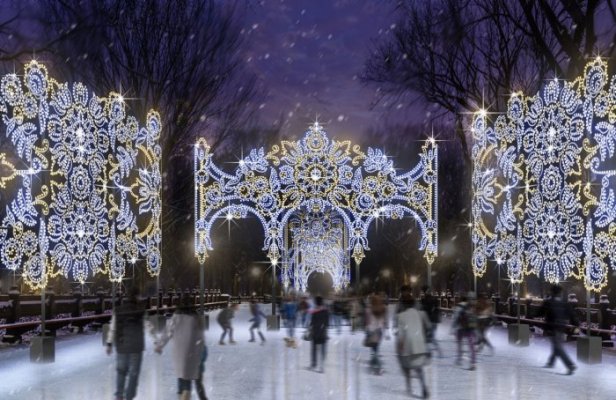 Когда начнется демонтаж новогодних украшений в СПб и Москве в 2022 году